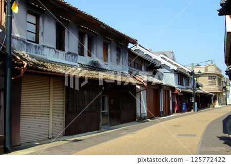 The charming, retro streetscape of Buzen Kaido in Yamaga City, Kumamoto Prefecture (Sōmon area) 125772422