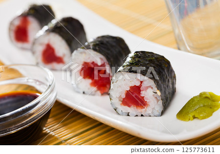 Sushi maki with tuna Sushi maki with tuna 125773611
