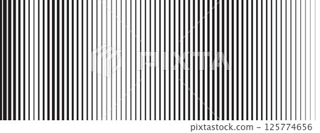 Vector stripe sequence combining line and pattern. The fade progression with black and white builds a simple gradient background. Vector stripe sequence combining line and pattern. The fade progression with black and white builds a simple gradient background. 125774656