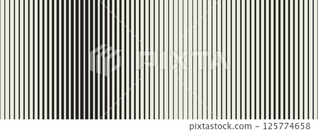 Line-based graphic featuring white and black stripe alternation. Fade and gradient transitions blend the abstract vector design. Line-based graphic featuring white and black stripe alternation. Fade and gradient transitions blend the abstract vector design. 125774658