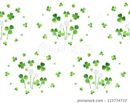 Clover seamless pattern D-2 Clover seamless pattern D-2 125774737