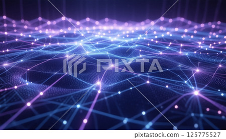 抽象藍色數字式背景 抽象藍色數字式背景 125775527
