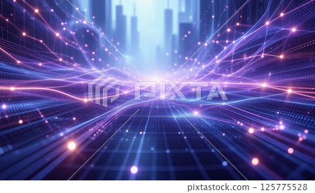 網絡空間背景素材 125775528