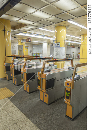 首爾地鐵場景 125776125