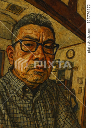 Senior self-portrait 125776272