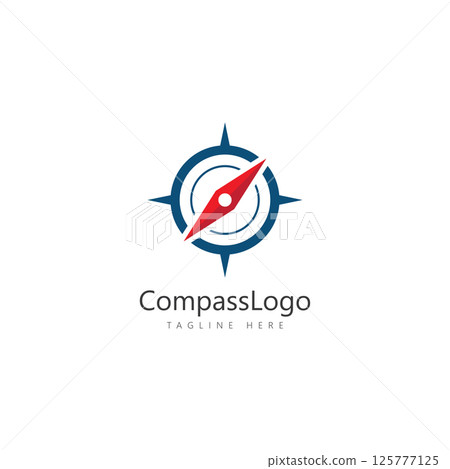 compass logo vector concept design template icon compass logo vector concept design template icon 125777125