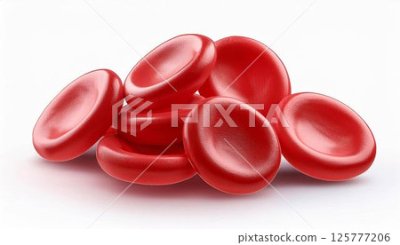 Medical image red blood cells 3DCG AI Medical image red blood cells 3DCG AI 125777206