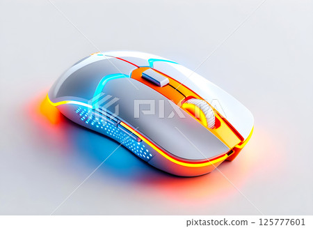 Gaming mouse with vibrant lighting and ergonomic design for enhanced performance Gaming mouse with vibrant lighting and ergonomic design for enhanced performance 125777601