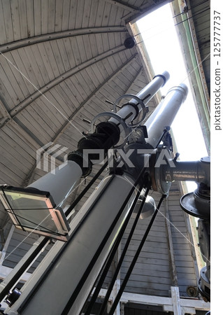20-cm refracting telescope at the National Astronomical Observatory of Japan's Mitaka headquarters 125777737