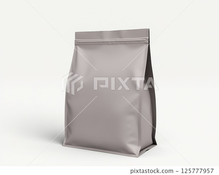 Packaging design concept for a neutral-colored bag with a modern appearance ideal for food or products Packaging design concept for a neutral-colored bag with a modern appearance ideal for food or products 125777957