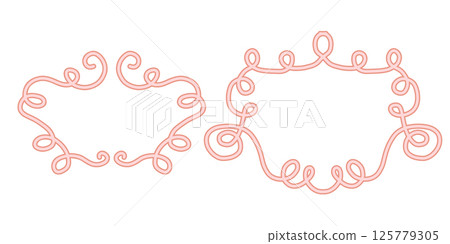 Vntage ornament frames and calligraphic borders for elegant invitation decoration certificate design or greeting card layout Vntage ornament frames and calligraphic borders for elegant invitation decoration certificate design or greeting card layout 125779305