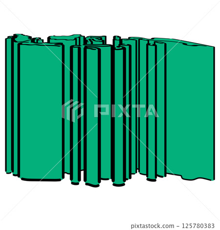 Handwritten_Indonesia_Vector_Isometric_Illustration Handwritten_Indonesia_Vector_Isometric_Illustration 125780383
