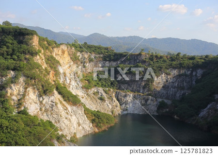 Chonburi, Grand Canyon cliffs and lakes (Thailand) A tourist destination recommended by the Tourism Authority of Thailand Chonburi, Grand Canyon cliffs and lakes (Thailand) A tourist destination recommended by the Tourism Authority of Thailand 125781823