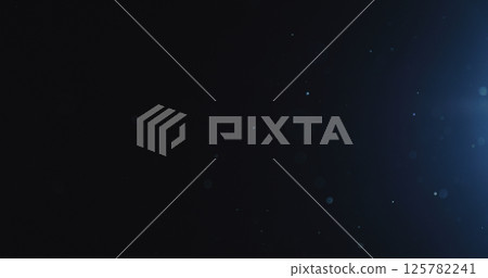 natural dust particles float in air on black background 125782241