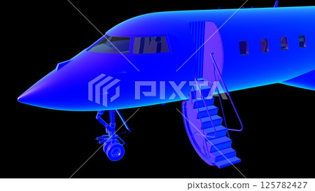 Bombardier 6000 plane for reference 3D rendering Bombardier 6000 plane for reference 3D rendering 125782427