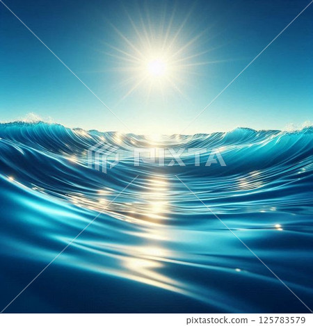 Beach Sand Marine Blue 125783579