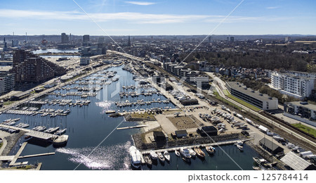 Aarhus marina and sailsport area Aarhus marina and sailsport area 125784414