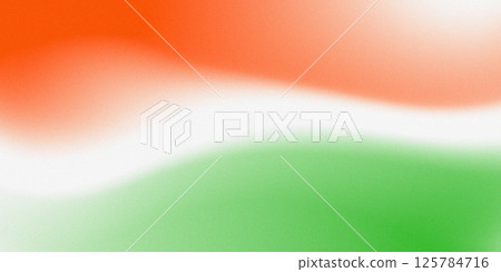 The background is in the colors of the Indian flag with a grainy texture The background is in the colors of the Indian flag with a grainy texture 125784716