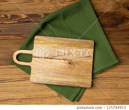 Empty Cutting Board Texture Background, Wooden Chopping Board Mockup with Copy Space for Text Empty Cutting Board Texture Background, Wooden Chopping Board Mockup with Copy Space for Text 125784953