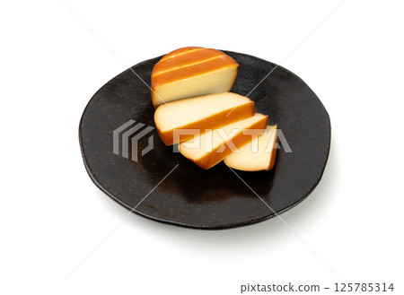 Smoked Round Cheese Isolated, Camel Milk Cheese, Mountain Snack, Sheep Milk Product on White Smoked Round Cheese Isolated, Camel Milk Cheese, Mountain Snack, Sheep Milk Product on White 125785314