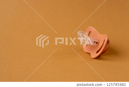 Pacifier, Orthodontic Baby Dummy, Rubber Pastel Kid Soother, New Healthy Silicone Orthodontic Pacifier 125785982