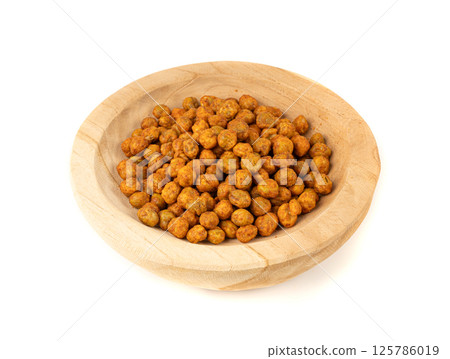 Roasted chickpeas, leblebi pile, spicy fried chana, crispy chick peas with mint and spices, east snack Roasted chickpeas, leblebi pile, spicy fried chana, crispy chick peas with mint and spices, east snack 125786019