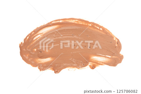 Melted chocolate ice cream isolated, real melting cocoa icecream drops, chocolate ice stain Melted chocolate ice cream isolated, real melting cocoa icecream drops, chocolate ice stain 125786082