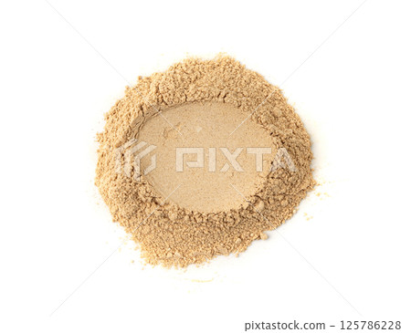 Maca powder isolated, dry Peruvian ginseng powder, ground ayak willku superfood, organic Maca powder isolated, dry Peruvian ginseng powder, ground ayak willku superfood, organic 125786228
