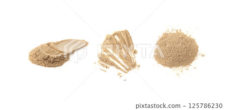 Maca powder isolated, dry Peruvian ginseng powder, ground ayak willku superfood, organic 125786230