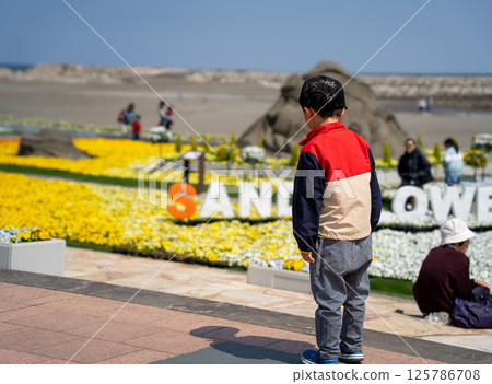 The back of a boy 125786708