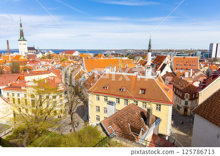 [Estonia] Tallinn cityscape 125786713