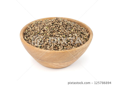 Hemp seeds, cannabis grains, marijuana kernels, oil hempseeds pile Hemp seeds, cannabis grains, marijuana kernels, oil hempseeds pile 125786894