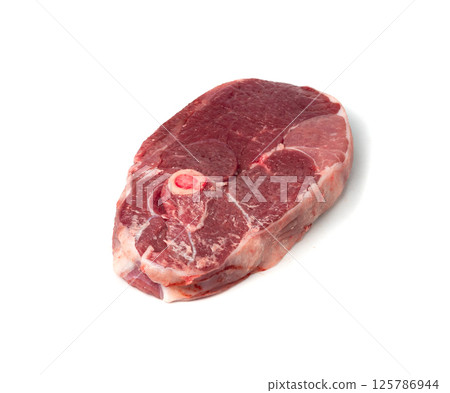 Raw mutton leg fillet isolated, lamb meat pieces, tenderloin or mutton sirloin meat, fresh sheep fillet Raw mutton leg fillet isolated, lamb meat pieces, tenderloin or mutton sirloin meat, fresh sheep fillet 125786944