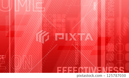 時尚的背景，帶有直線和積極的英語單字 — 紅色 125787030