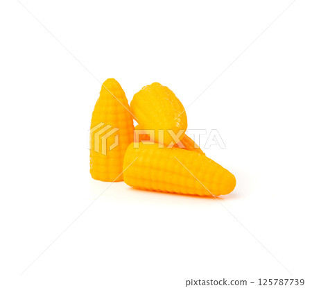Corn ear chews, jelly milk chewable candies with corn flavor, Vietnamese chewable candies Corn ear chews, jelly milk chewable candies with corn flavor, Vietnamese chewable candies 125787739
