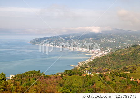 View of Cayeli from the height of Rize 125788775
