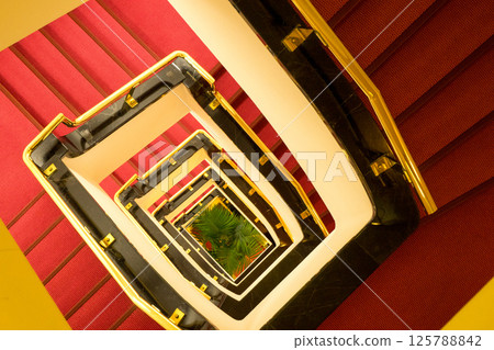 Hilltop Hotel Spiral Staircase Hilltop Hotel Spiral Staircase 125788842