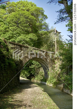 Twisted Bridge, an industrial heritage site on the Sangi Railway 125788846