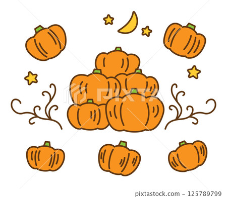 Halloween pumpkin 125789799