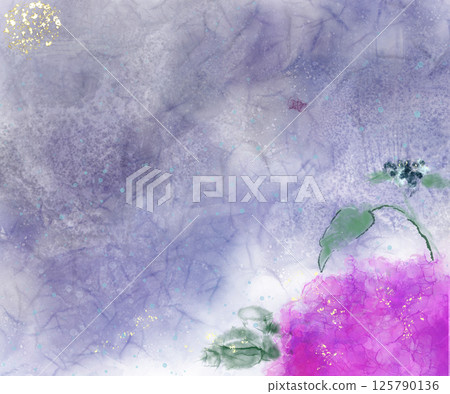 Hydrangea Nocturne - Moonlit Hydrang Hydrangea Nocturne - Moonlit Hydrang 125790136