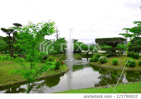 Fountain garden, Ogi Park, Saga Prefecture 125790832