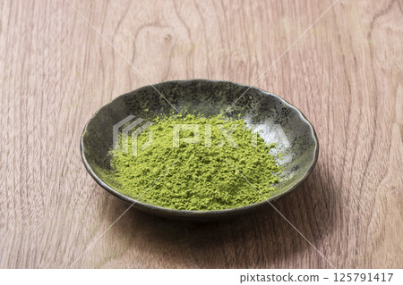 抹茶、茶、抹茶粉、烹飪原料、圖像素材 125791417