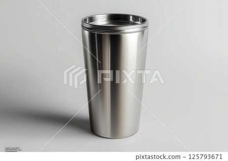 This stainless steel tumbler features a polished surface and a tight-sealing lid, ideal for keeping drinks hot or cold. Perfect for outdoor activities or daily hydration needs. 125793671