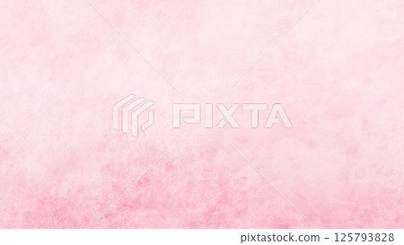 Watercolor-style background frame material Flyer, web, video Background material 16:9 size Pink 125793828
