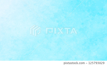 Watercolor-style background frame material Flyer, web, video Background material 16:9 size Light blue 125793829