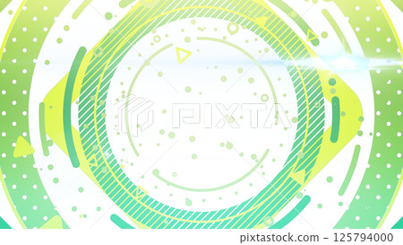 Pop background with large circles, shapes and patterns/Transparent background - Green Pop background with large circles, shapes and patterns/Transparent background - Green 125794000