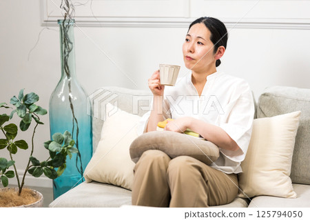 Wilby Woman by the Window - A Peaceful Afternoon 125794050