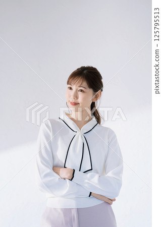 女肖像@辦公室休閒 125795513