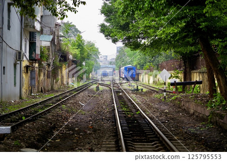 Hanoi's railway Hanoi's railway 125795553