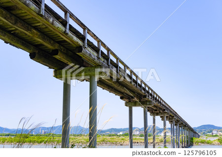 Shimada City Shizuoka Prefecture Horai Bridge Shimada City Shizuoka Prefecture Horai Bridge 125796105